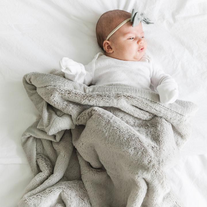 Lush Receiving Blanket - Feather
