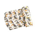 Tucans/White Swaddle Blanket