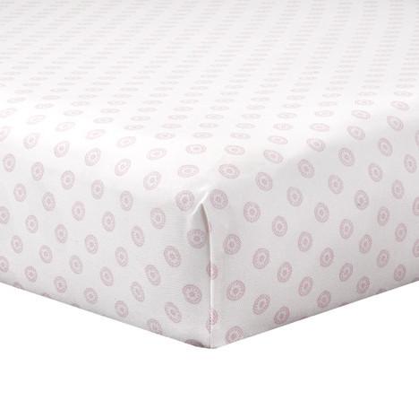 Pink Chelsea Crib Sheet