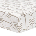 Tan Arrow Crib Sheet
