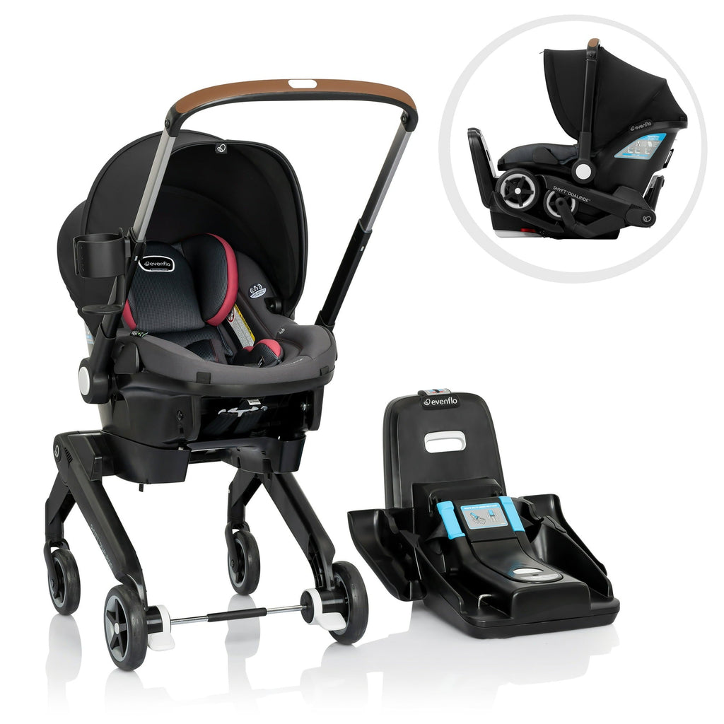 Shyft DualRide w/ Carryall Storage Infant Car Seat + Stroller
