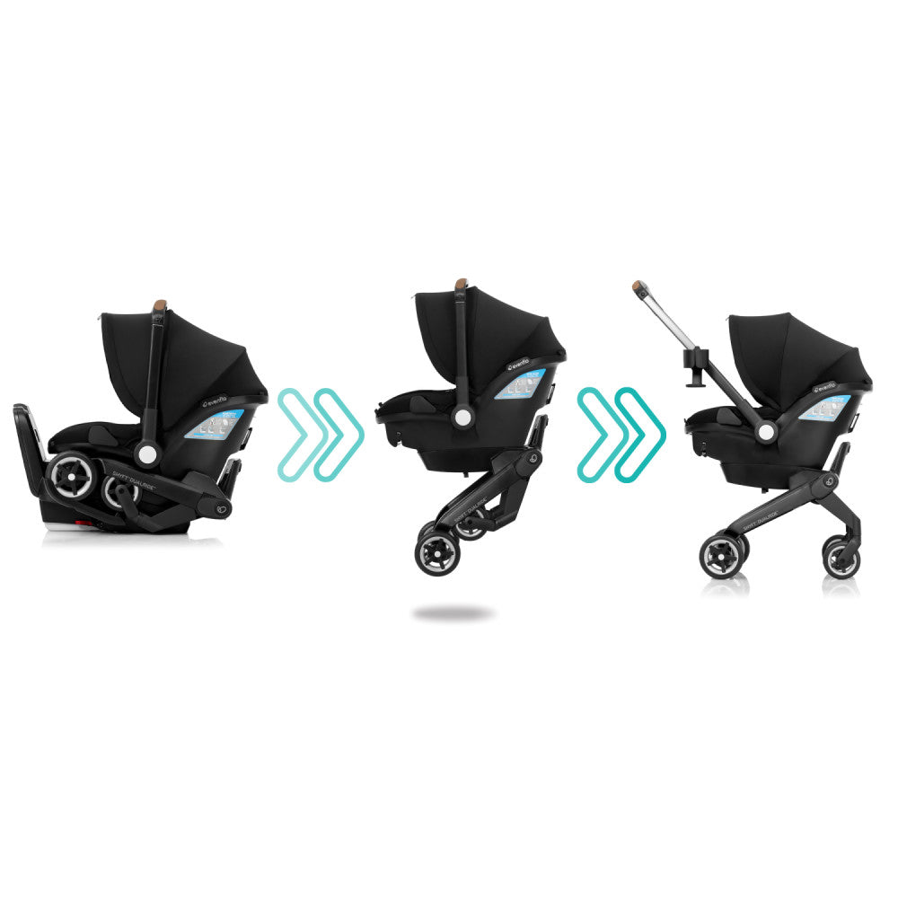 Shyft DualRide w/ Carryall Storage Infant Car Seat + Stroller