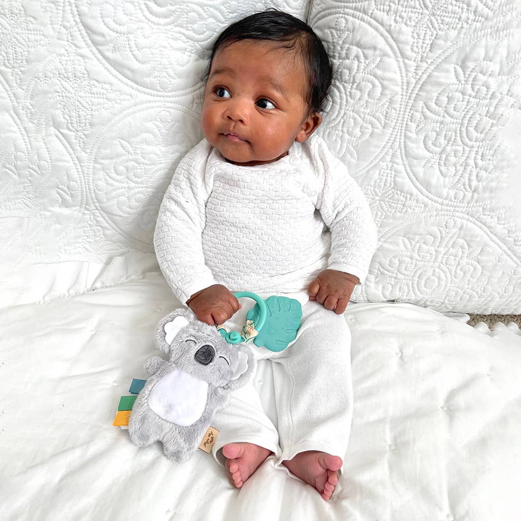 Itzy Pal™ Plush + Teether: Mushroom