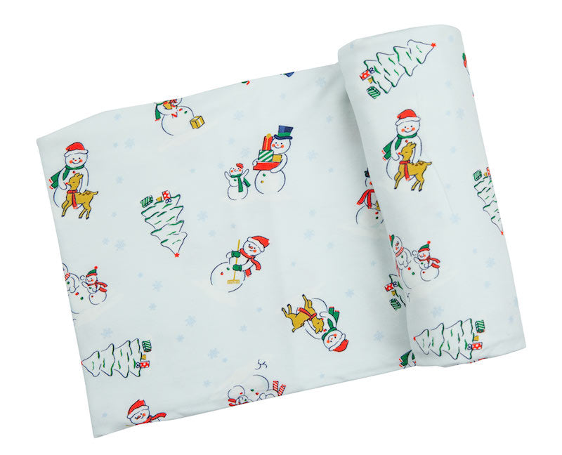 Angel Dear Snowfolk Swaddle Blanket