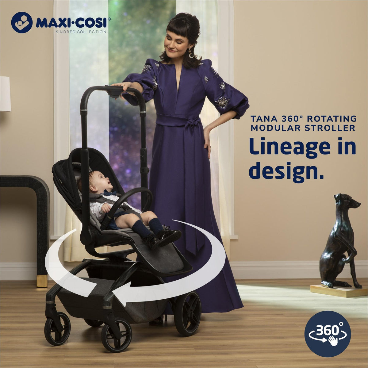 Kindred Tana 360° Rotating Modular Stroller