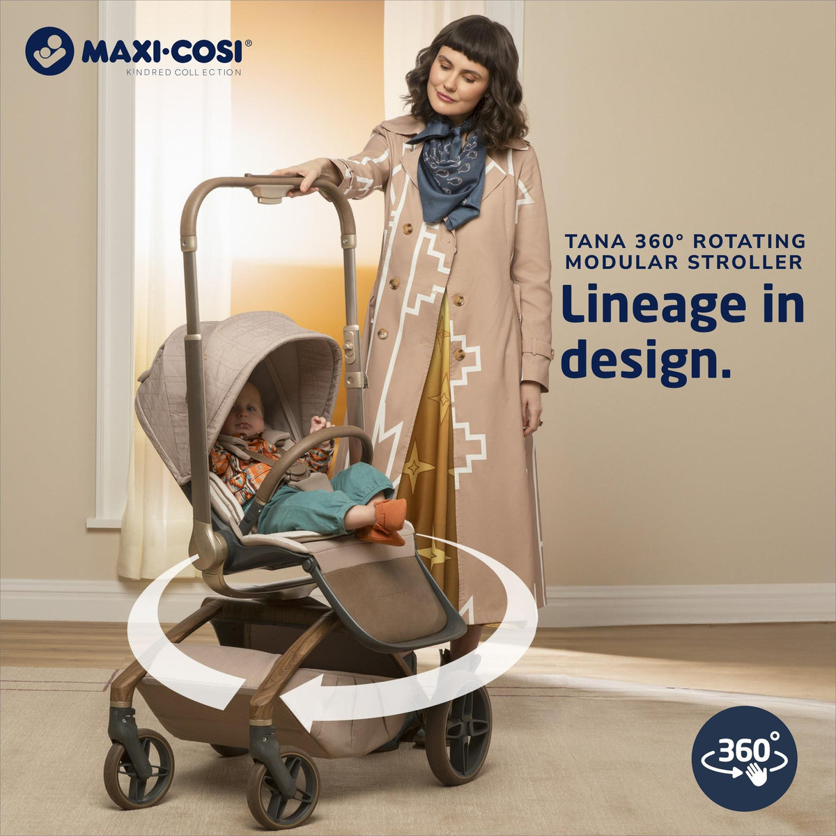 Kindred Tana 360° Rotating Modular Stroller