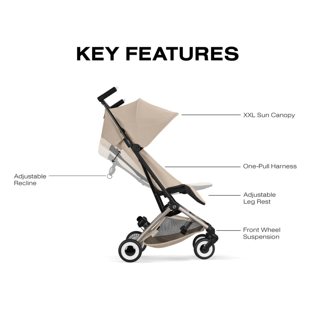 LIBELLE Ultra Lightweight Travel Stroller
