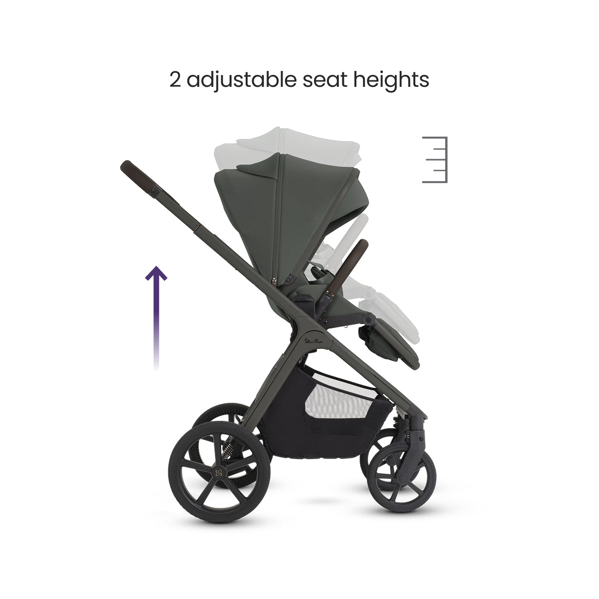 Cove 2 Full-Size All-Terrain Stroller + Folding Bassinet Bundle