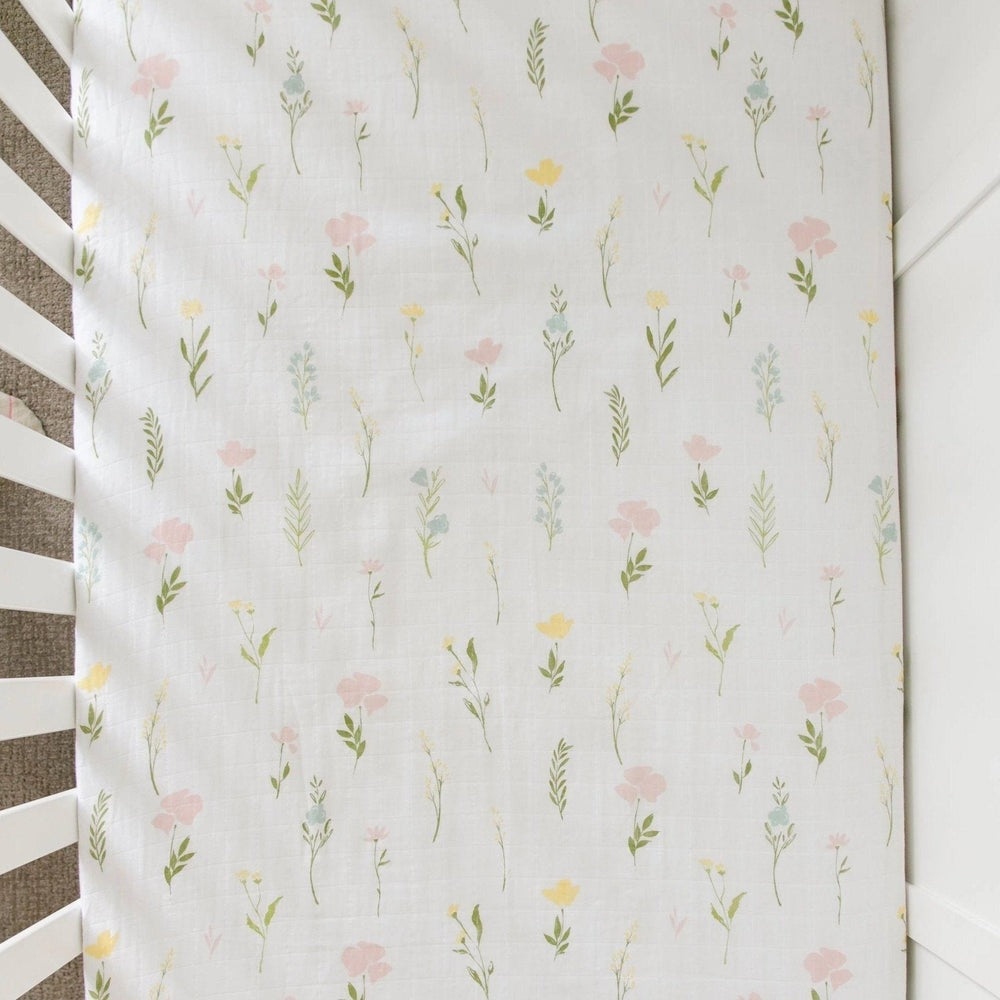 Cotton Muslin Crib Sheet