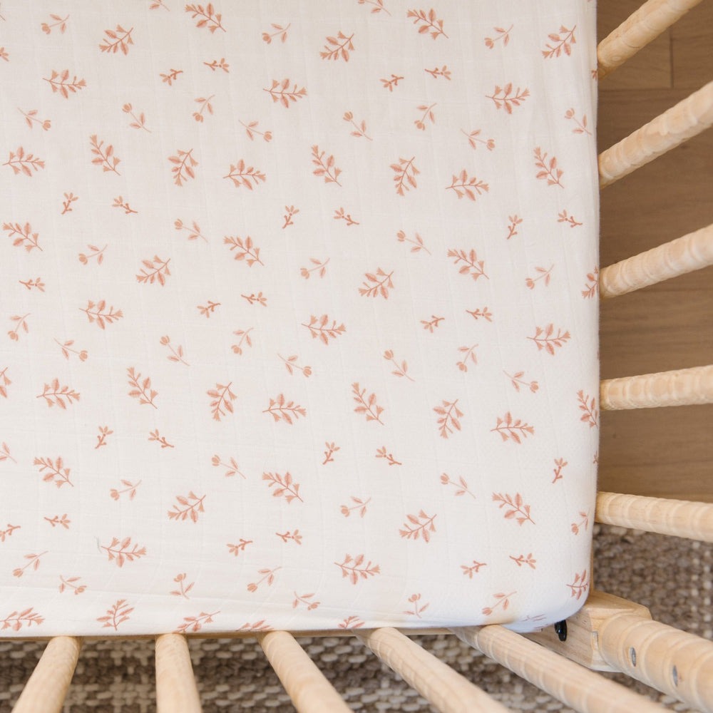 Cotton Muslin Crib Sheet