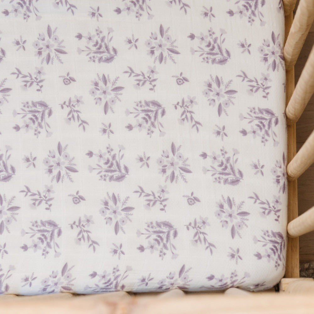 Cotton Muslin Crib Sheet