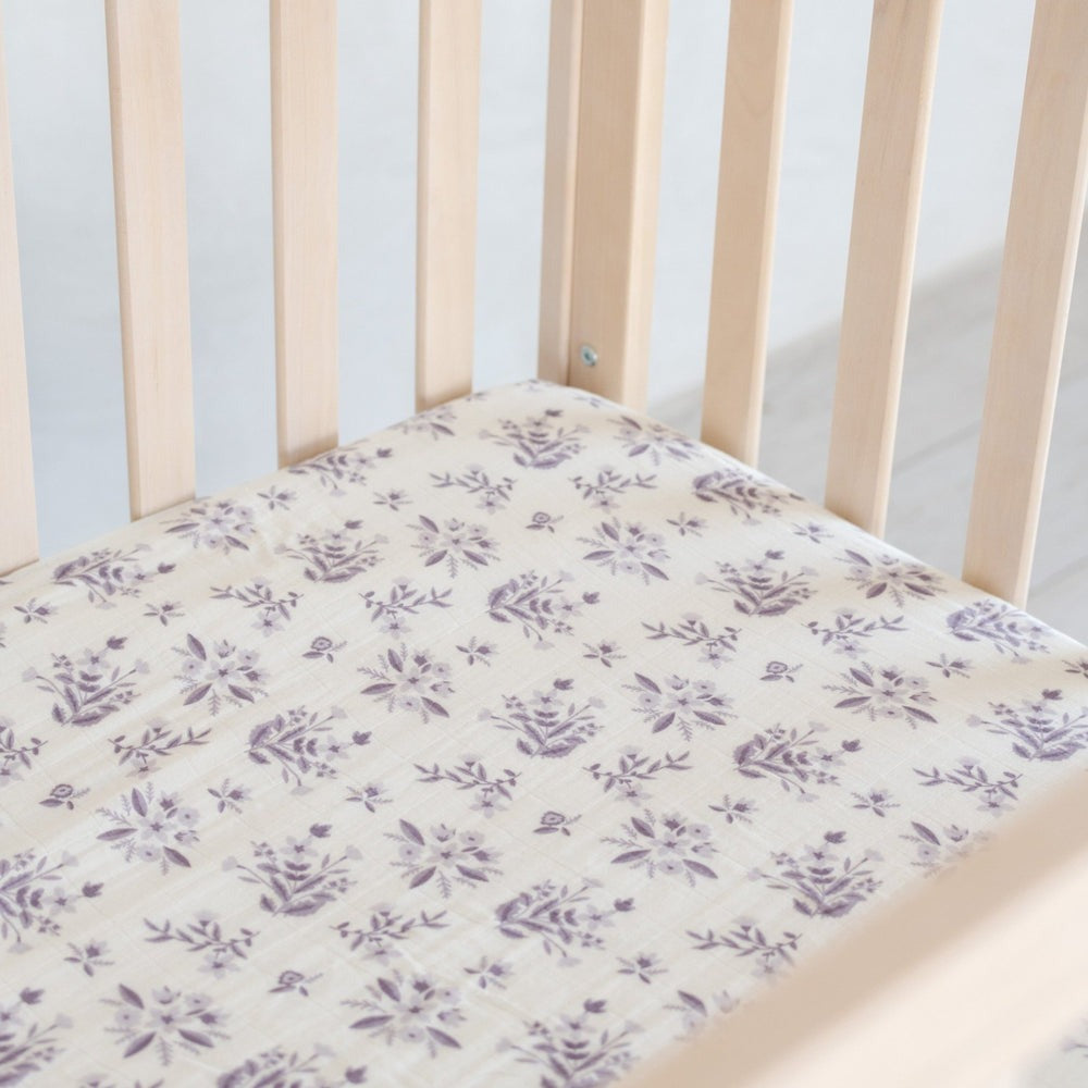 Cotton Muslin Crib Sheet