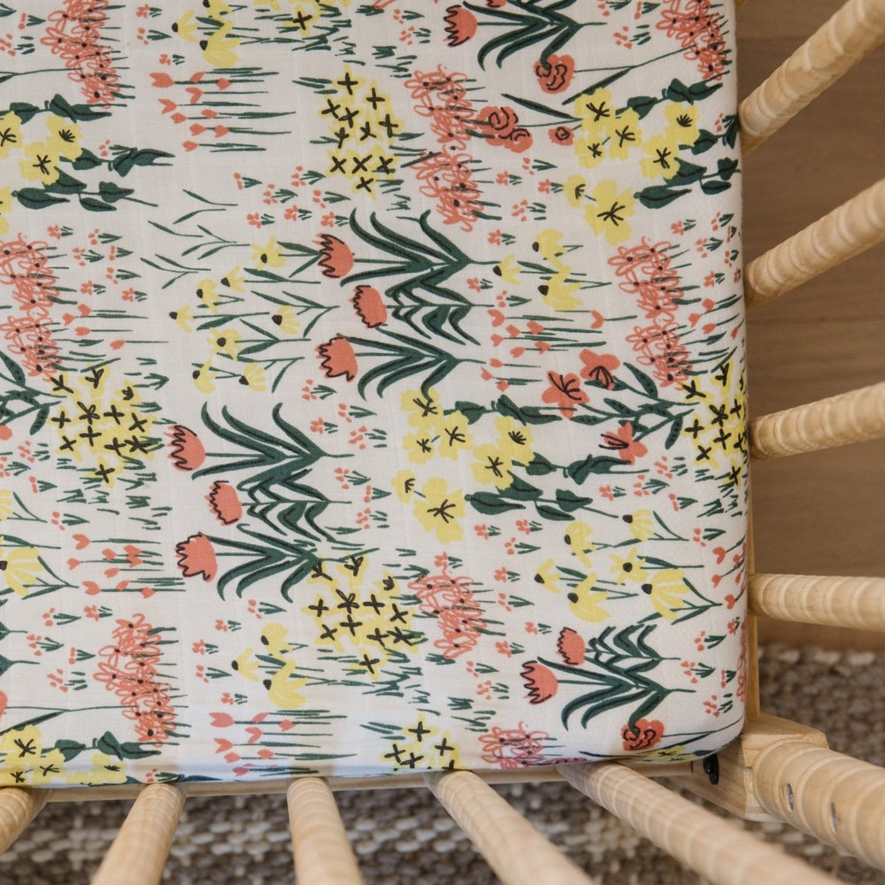 Cotton Muslin Crib Sheet