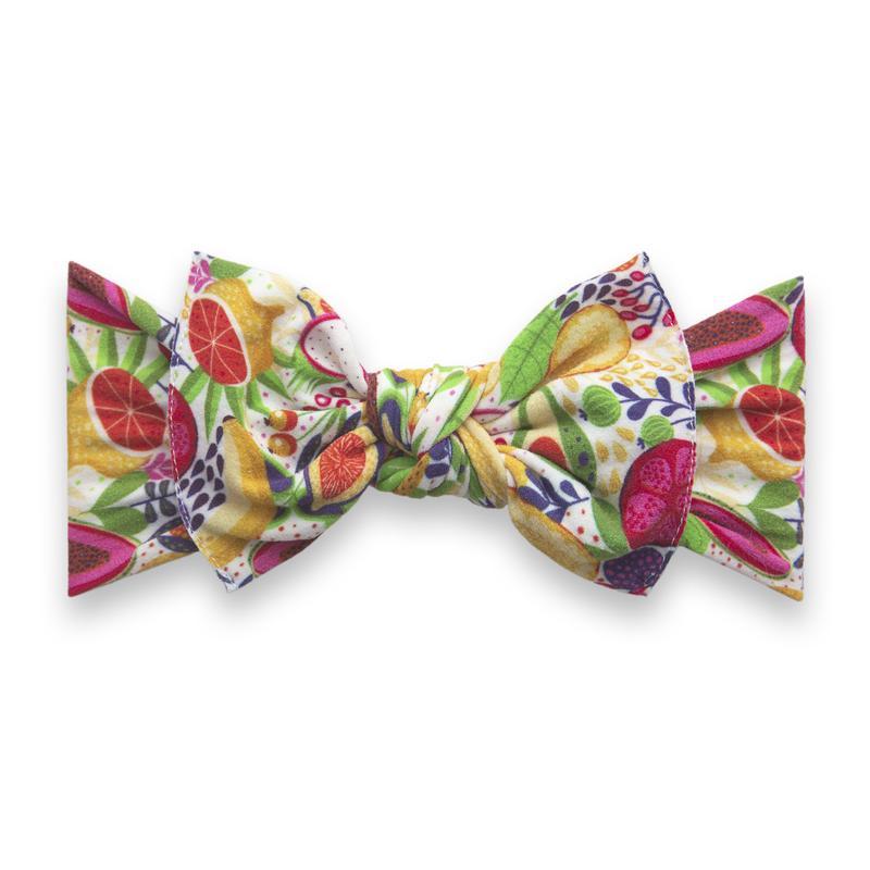 Printed Knot Headband - Avocado Fruit