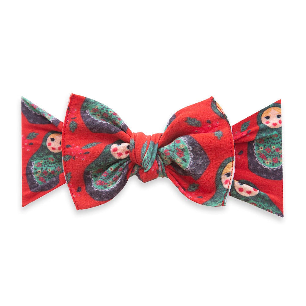 Printed Knot Headband - Nesting Doll