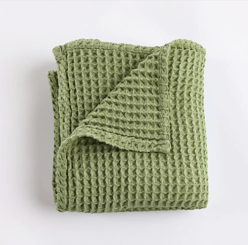 Honeycomb Blanket - Olive