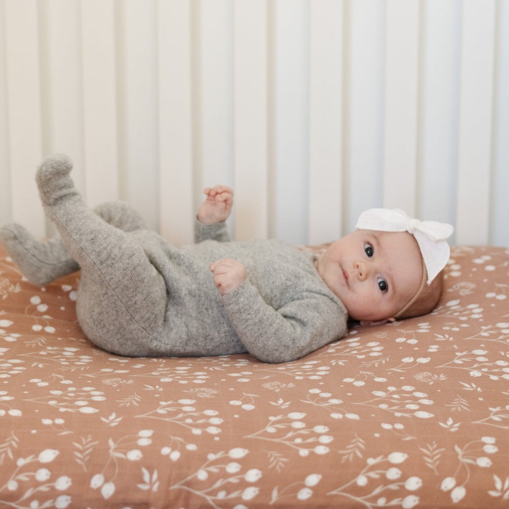 Cotton Muslin Crib Sheet