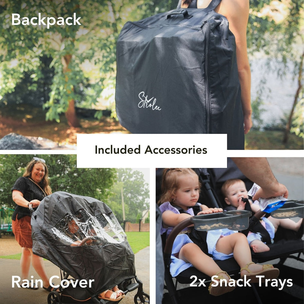 Compact Side by Side Double Strollerᵛ² Bundle