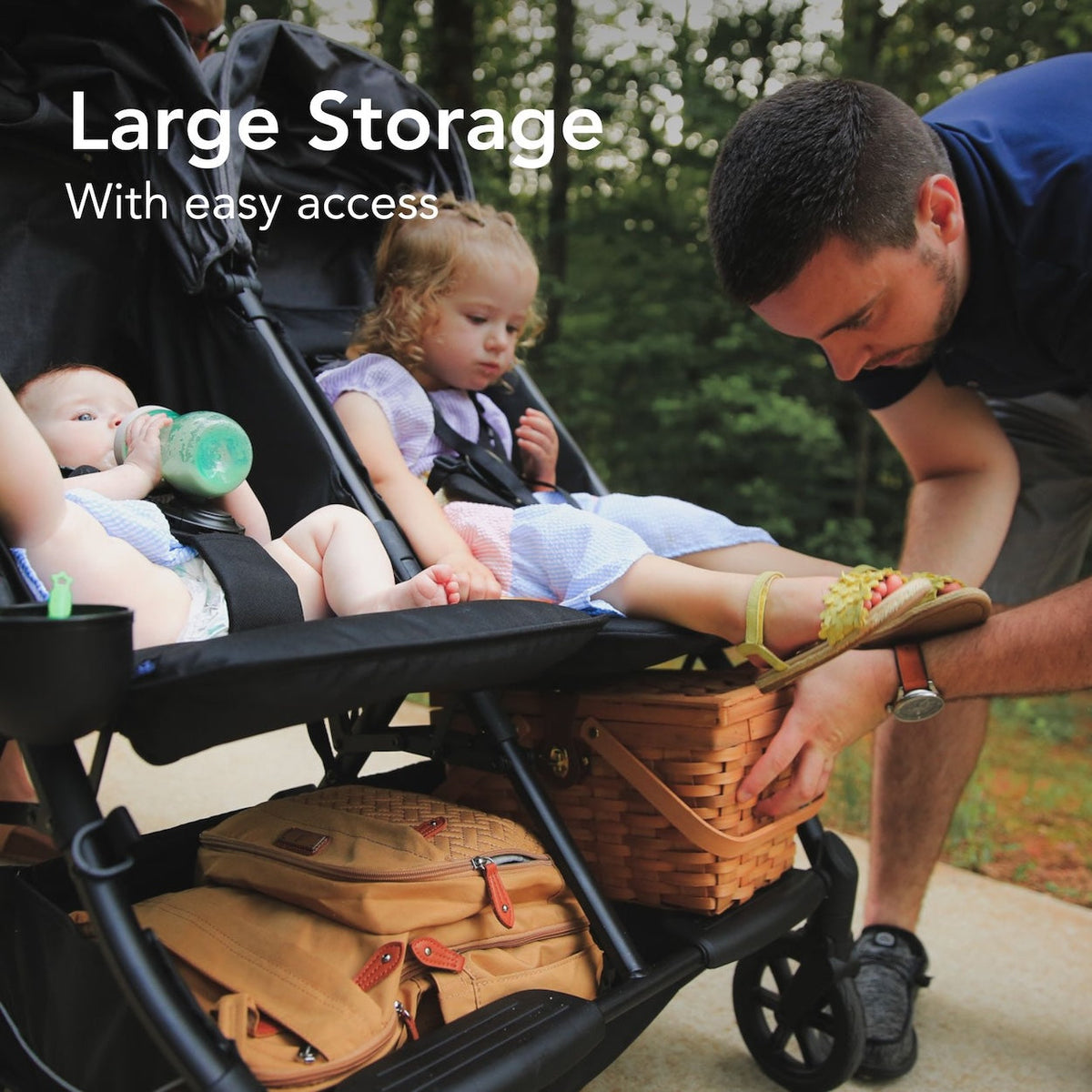 Compact Side by Side Double Strollerᵛ² Bundle