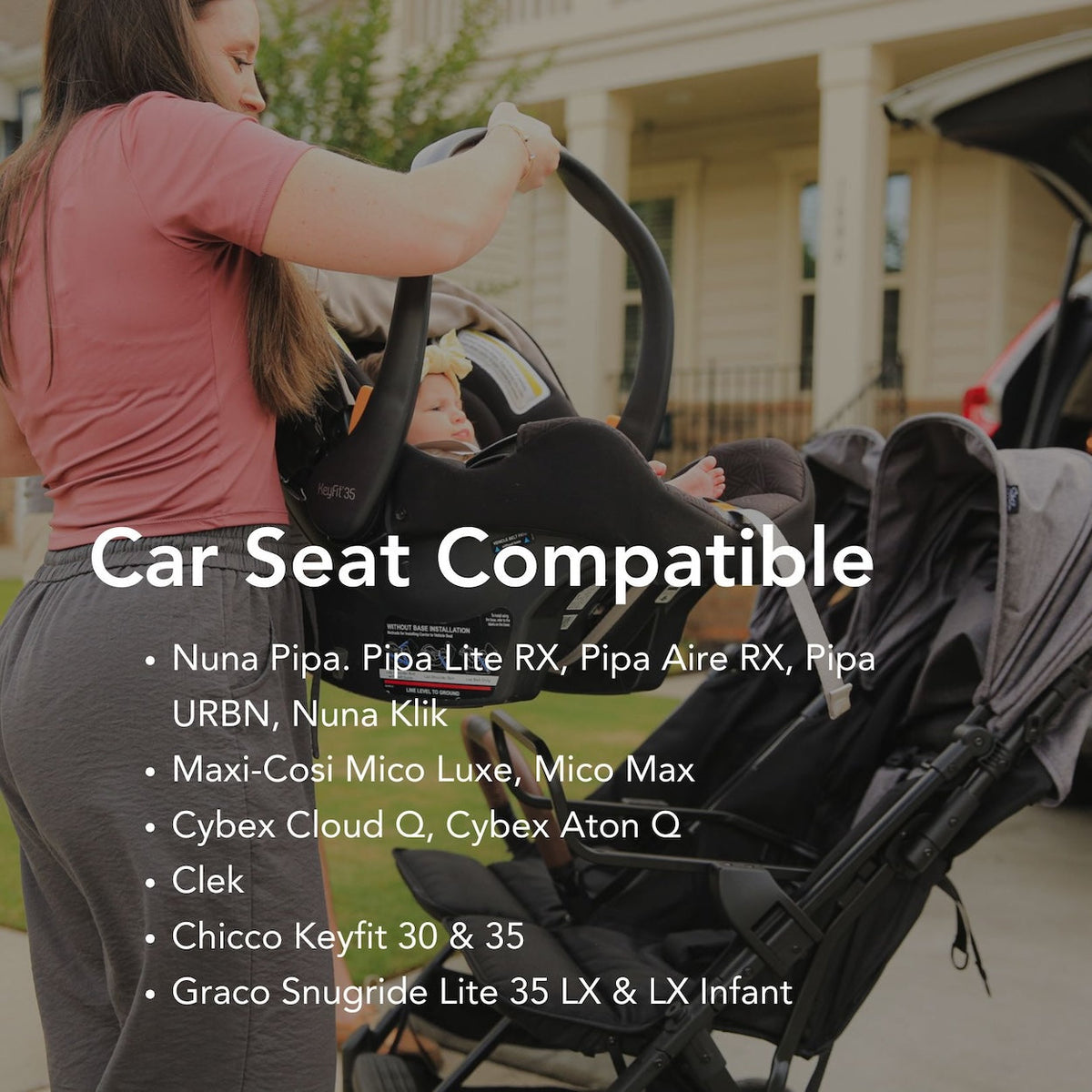 Compact Side by Side Double Strollerᵛ²