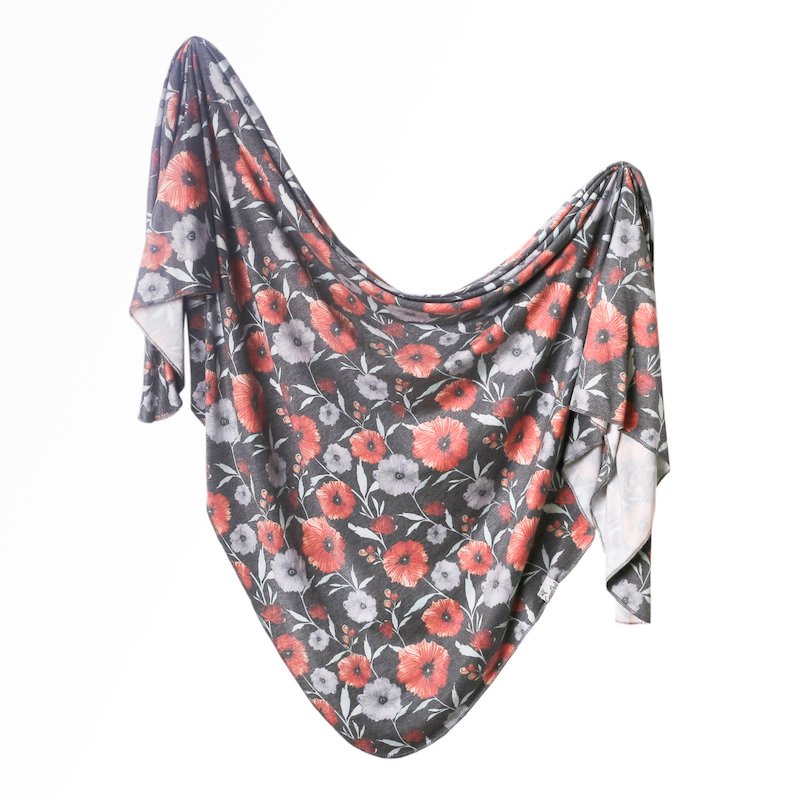 Poppy Knit Blanket