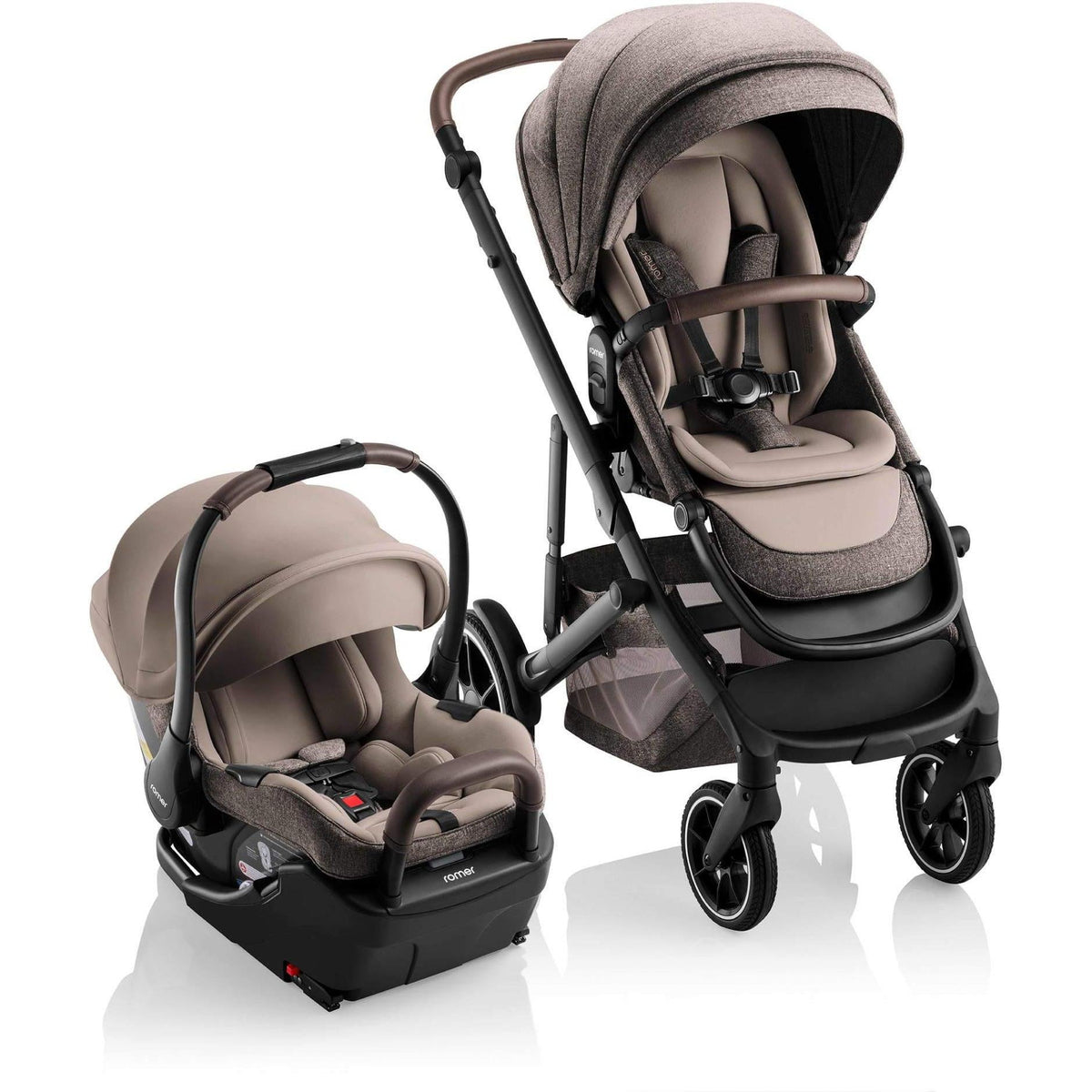 Juni Infant Car Seat + Tura Stroller Travel System