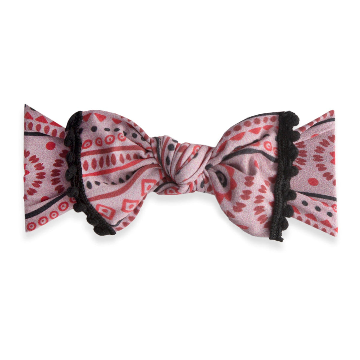 Trimmed Printed Knot Headband - Sienna Textile