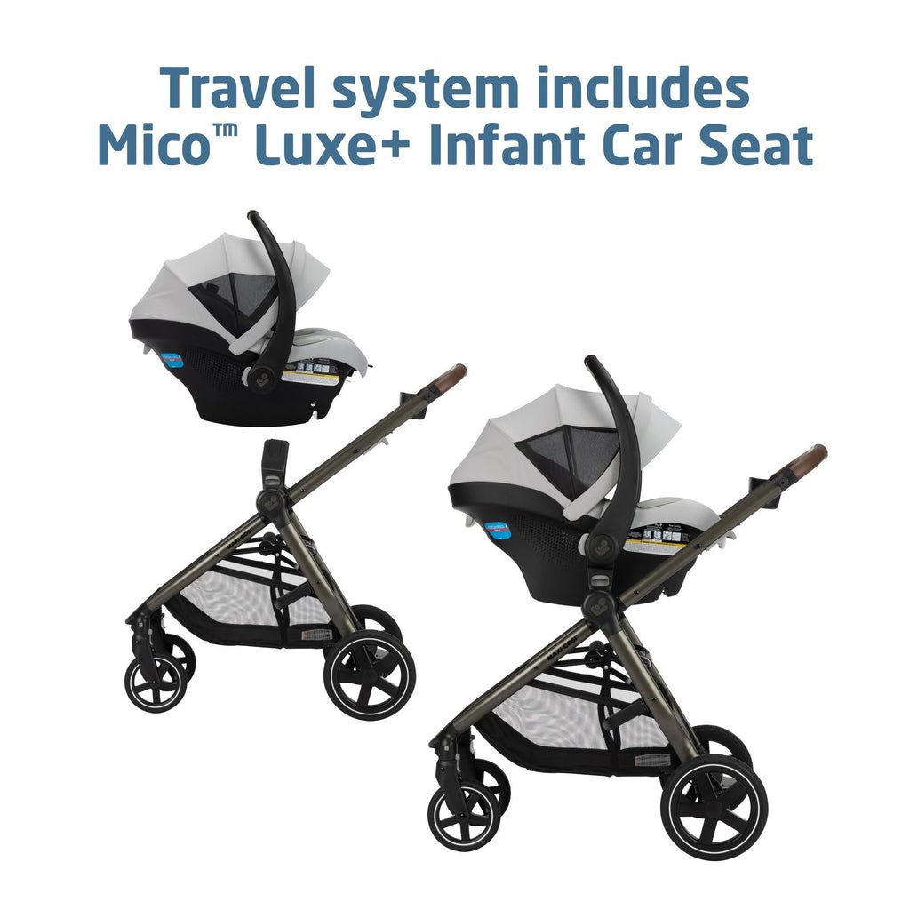 Zelia Luxe+ 5-in-1 Modular Travel System