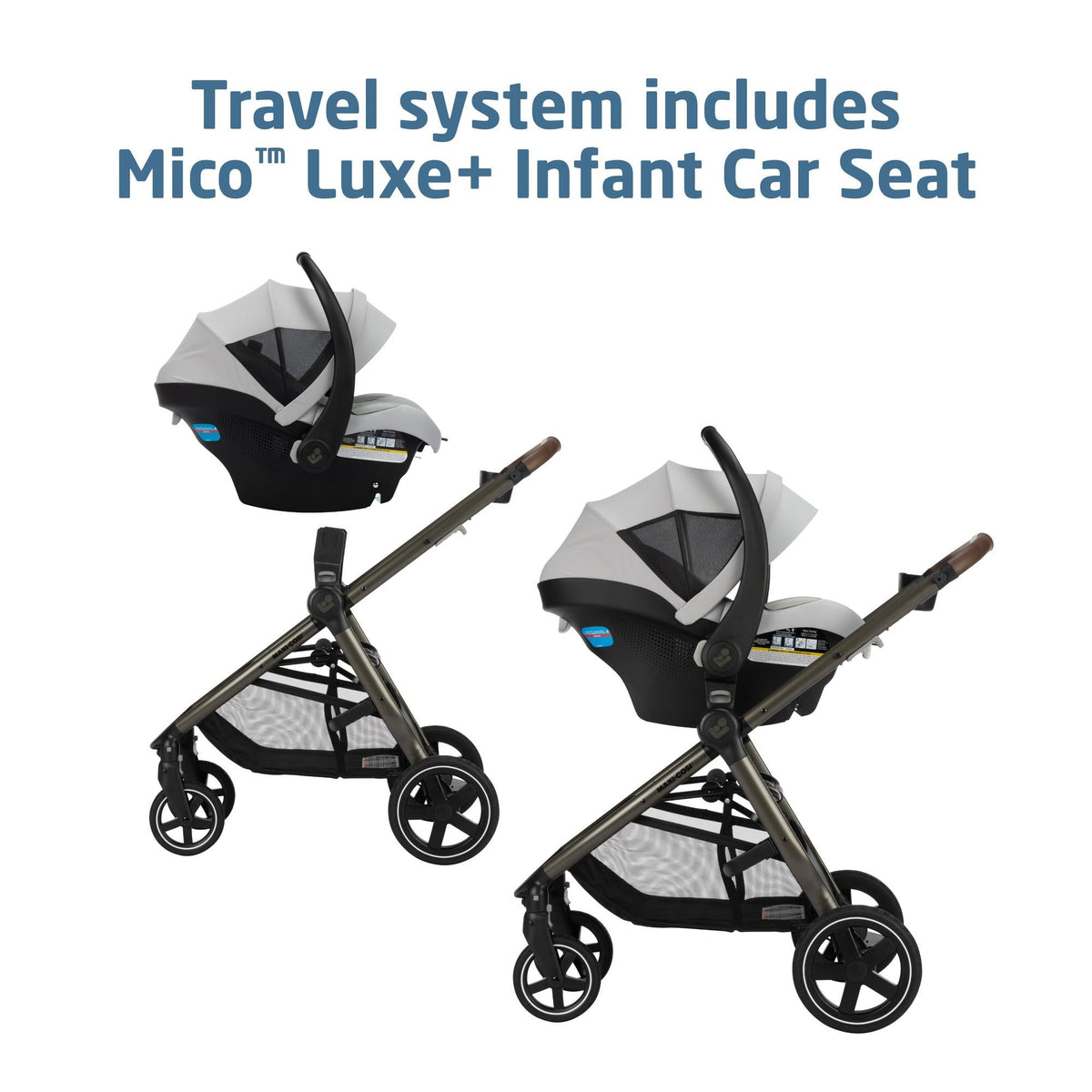Zelia Luxe+ 5-in-1 Modular Travel System