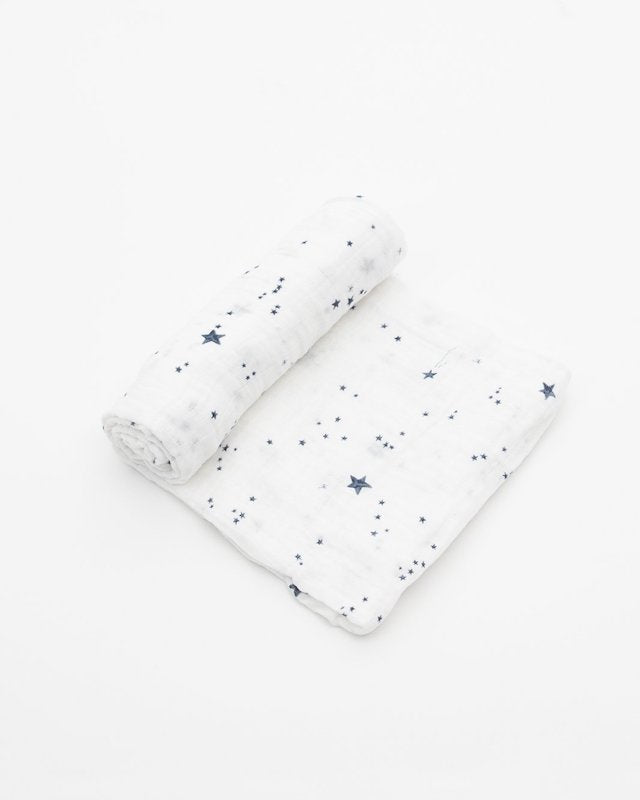 Cotton Muslin Single Swaddle - Shooting Stars