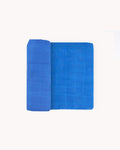 Deluxe Muslin Single Swaddle - Cobalt