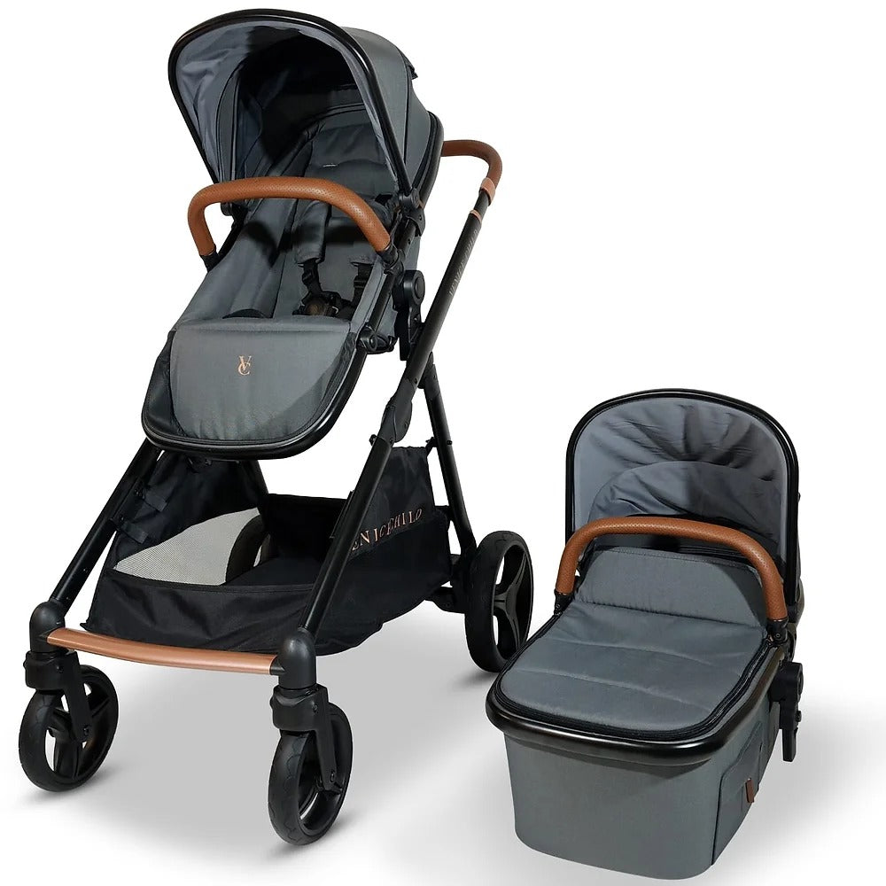 Ventura Single to Double Stroller + Bassinet