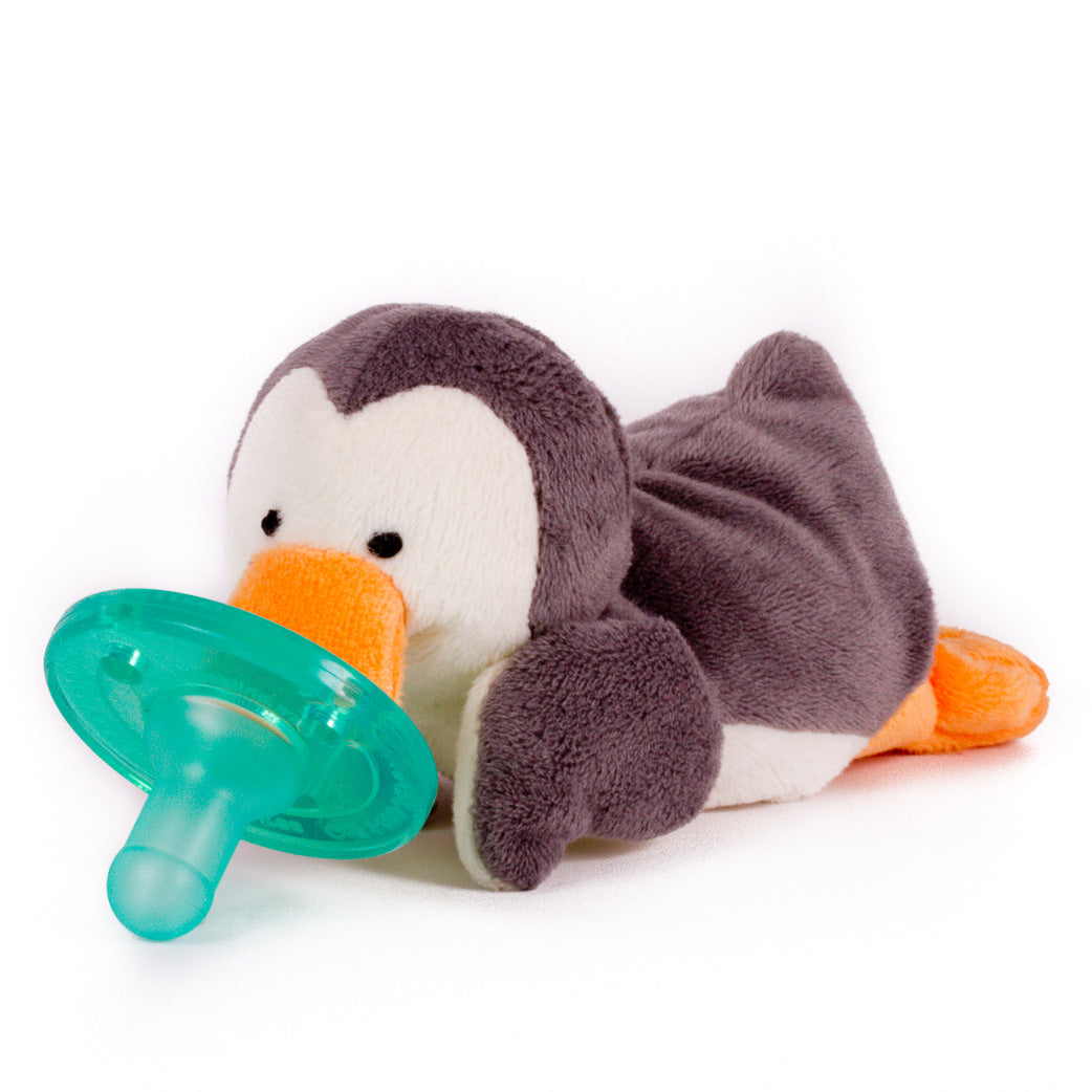 Grey Baby Penguin Pacifier