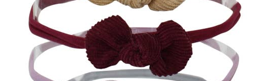 Corduroy Petal Baby Headband