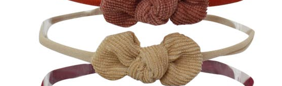 Corduroy Petal Baby Headband