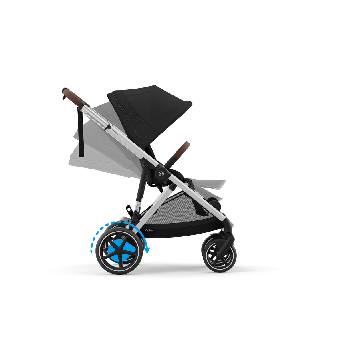 e-Gazelle S Electronic Stroller + Cot