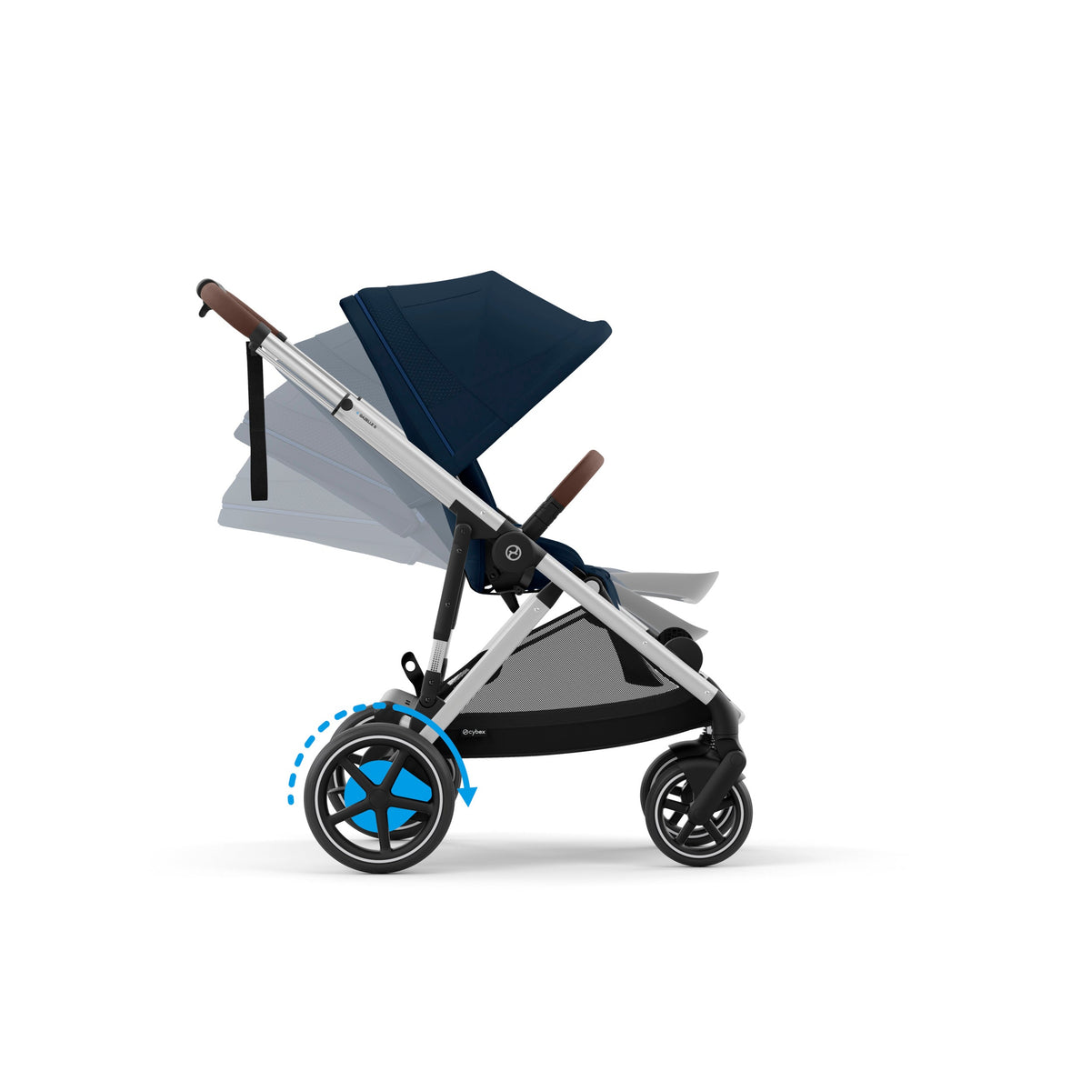 e-Gazelle S Electronic Stroller + Cot