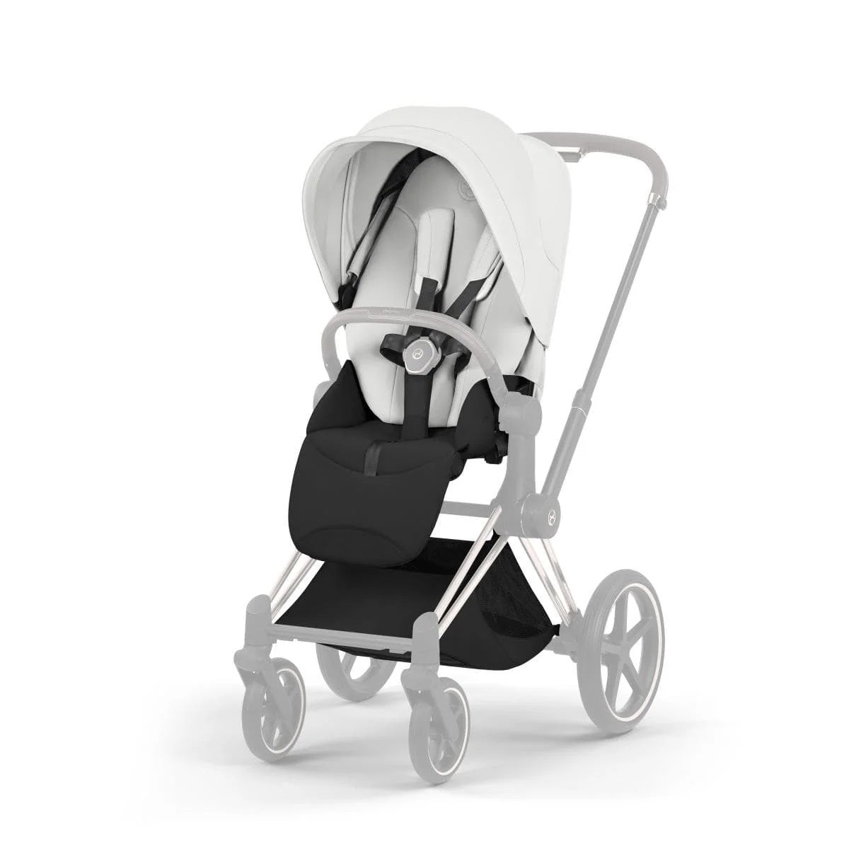 e-Priam Stroller - Style Collection - Matte Black Frame