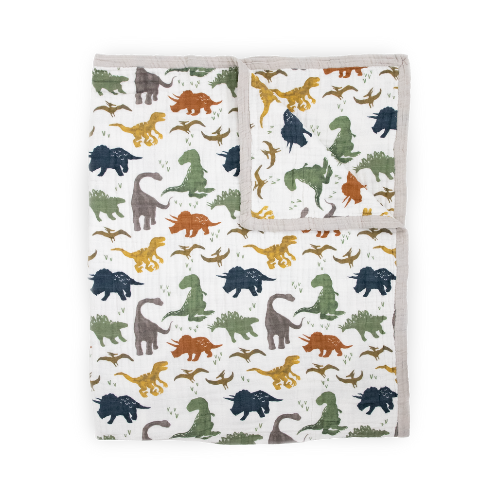 Cotton Muslin Quilted Throw Blanket