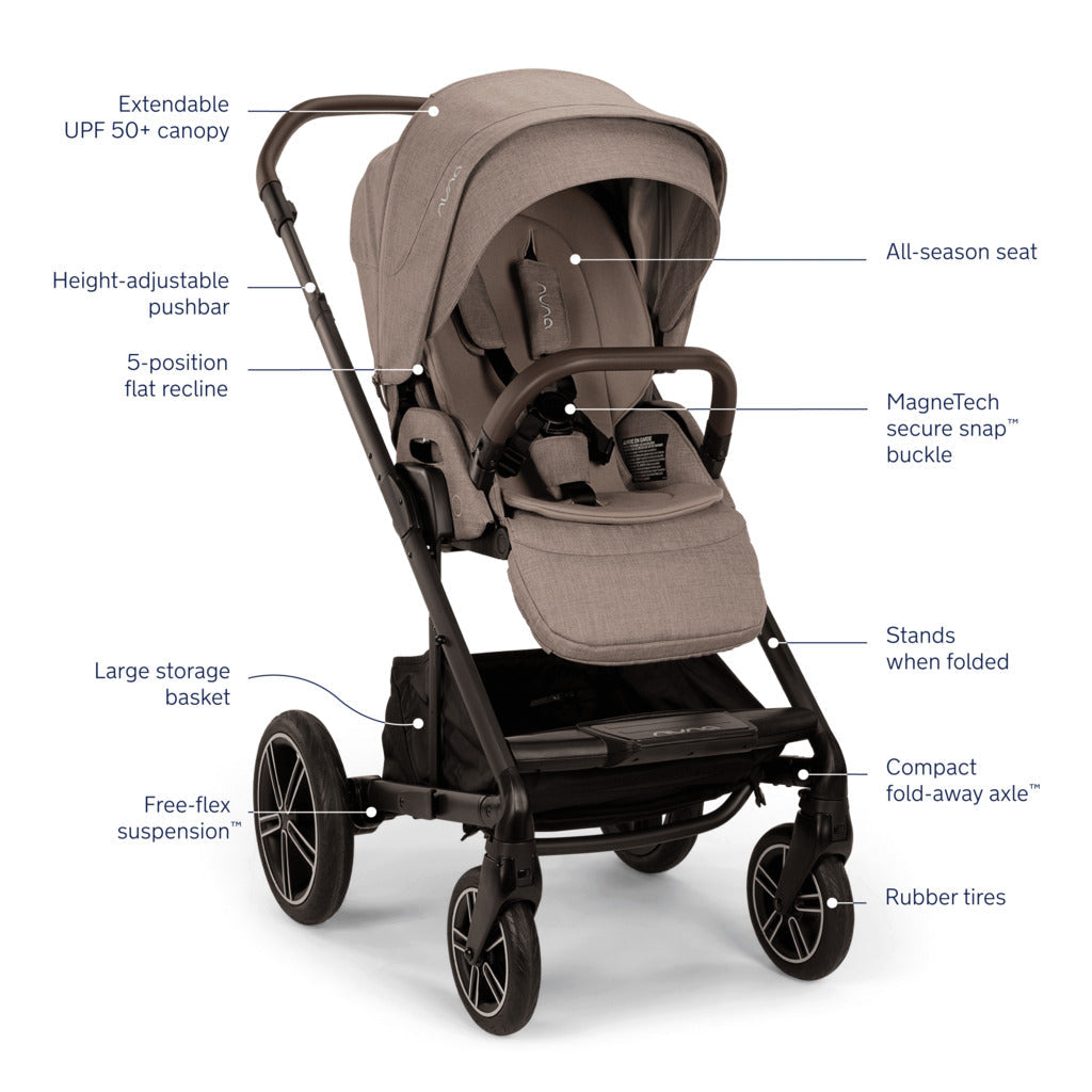 Mixx Next Stroller w/ Magnetic Buckle