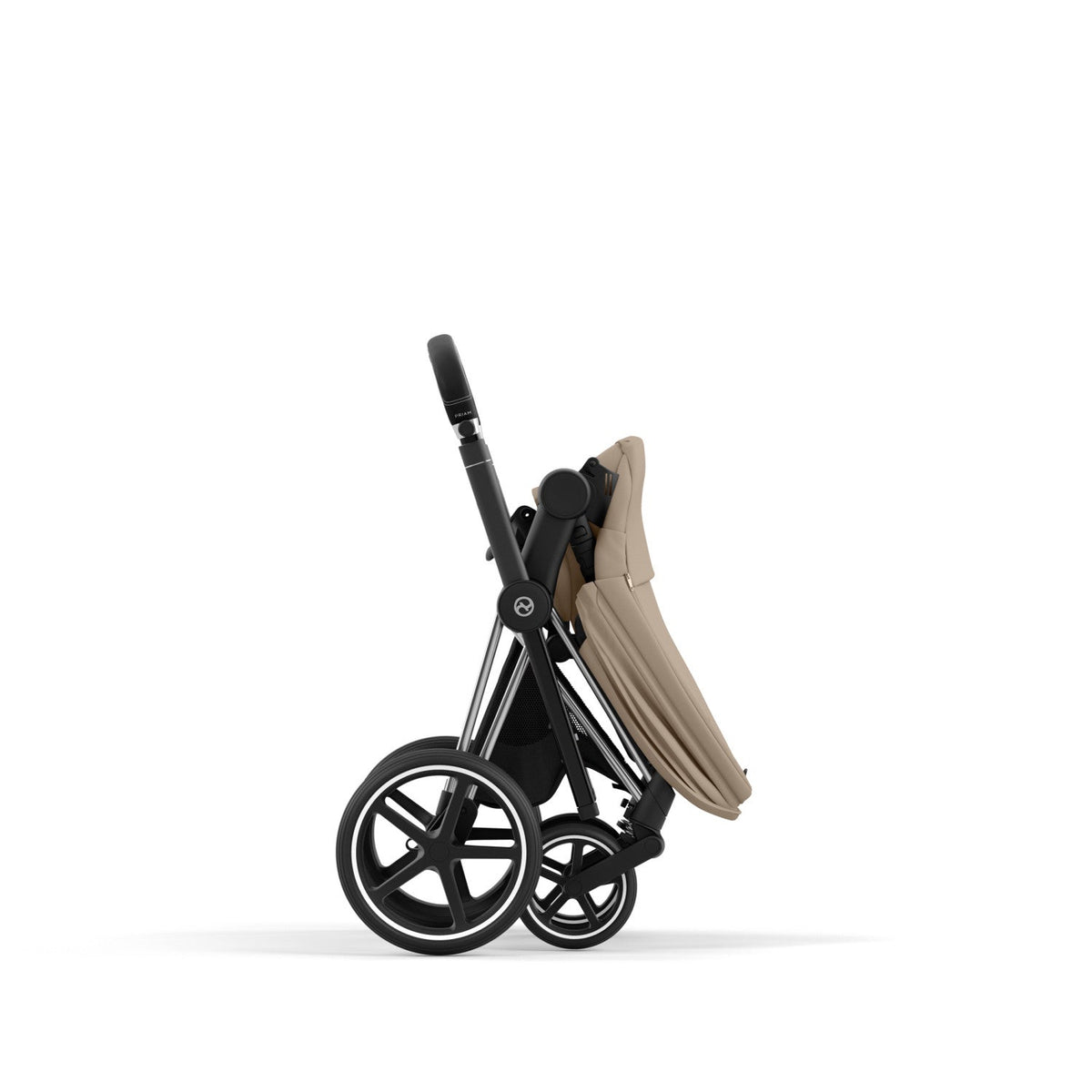 Priam 4 Stroller w/ Chrome Frame + Black Handle