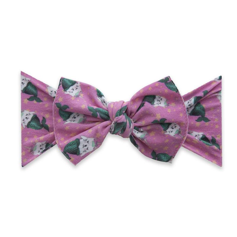 Printed Knot Headband - Kitty Magic