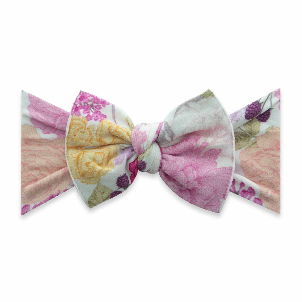 Printed Knot Raspberry Rose