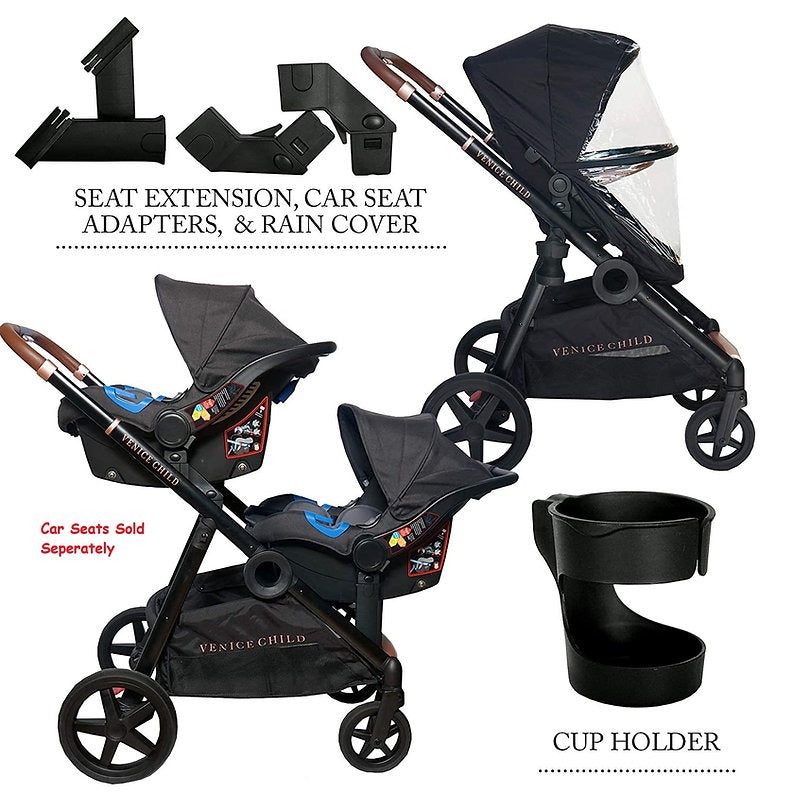 Maverick Single to Double Stroller