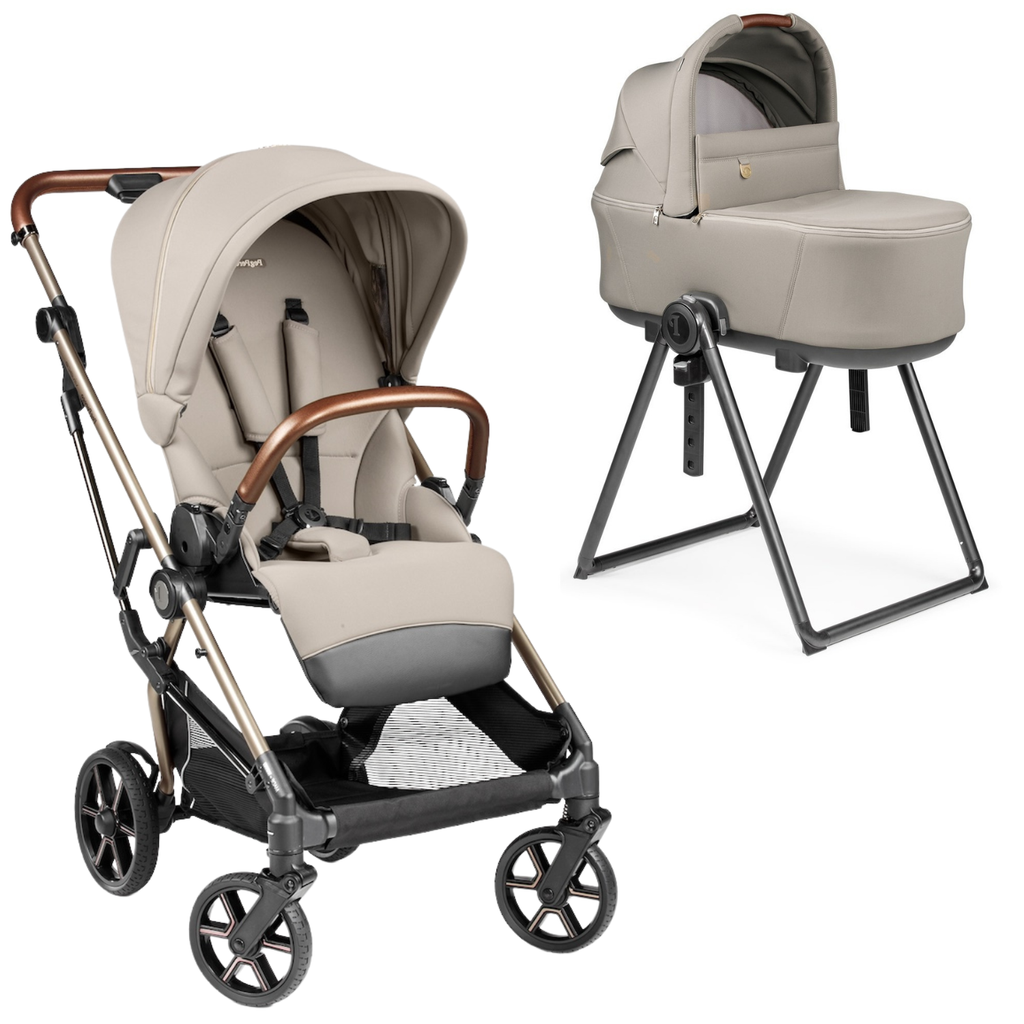 Vivace Stroller + Culla Flex Bassinet with Stand
